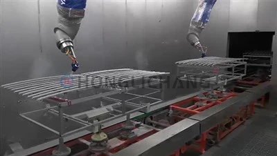 Línea de pintura automática